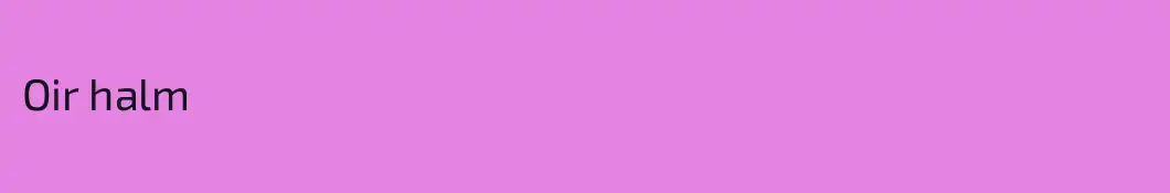 Oir halm